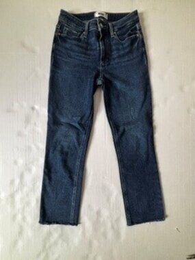 PAIGE Cindy Crop Jeans Dark Wash Size 25